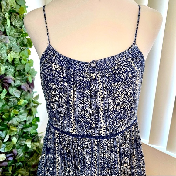 Urban Outfitters- Women Blue Mini Dress size S- Made in India - Picture 2 of 14